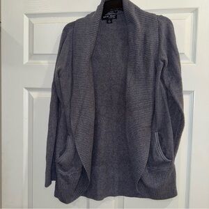 Barefoot Dreams grey cardigan